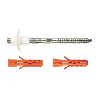 Wastafelbevestigingen kunststof moer